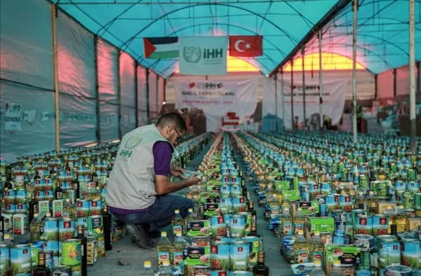 İHH Aksaray’dan Gazze’ye Umut Taşıyan Yardım Kolileri