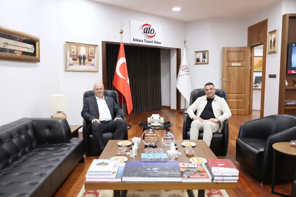 ATO’dan ATSO’ya Nezaket Ziyareti: İş Dünyasında Güçlü Bağlar Kuruluyor