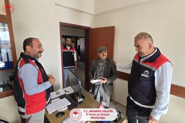 İl Tarım Müdürü Nejdet Demir, Ağaçören’de Çalışmaları Yerinde İnceledi