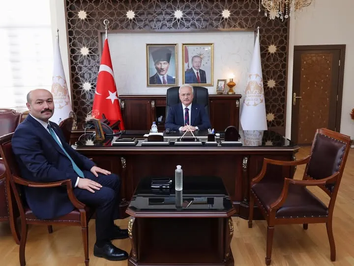 Vali Kumbuzoğlu’ndan Güzelyurt Kaymakamı Arat’a Ziyaret