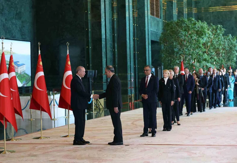 Cumhurbaşkanı Erdoğan 29 Ekim Cumhuriyet Bayramı tebriklerini kabul etti