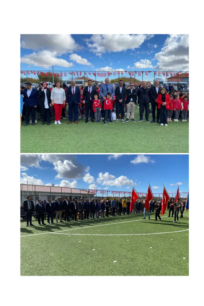 Ağaçören’de Cumhuriyet Bayramı Coşkusu Stadyuma Taştı