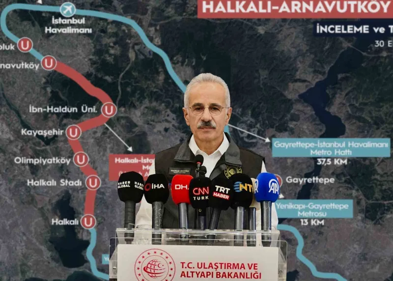 Bakan Uraloğlu: Halkalı-İstanbul Havalimanı Metro Hattı 2026