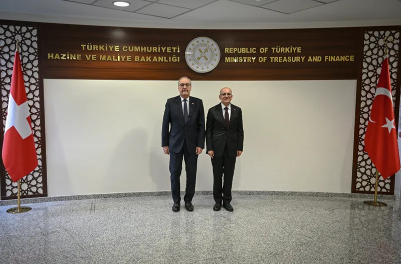 Şimşek ve Parmelin İsviçre-Türkiye Ekonomik İşbirliğini Görüştü