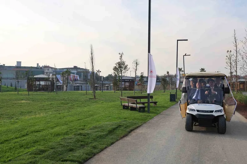 Cumhurbaşkanı Erdoğan Atatürk Havalimanı Millet Bahçesi