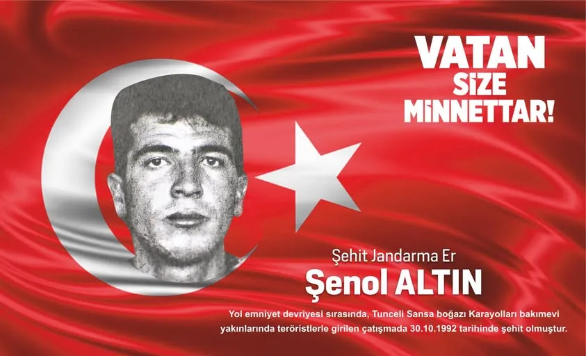 Şehit J. Er Şenol Altın, Şehadetinin 33. Yılında Rahmetle Anıldı