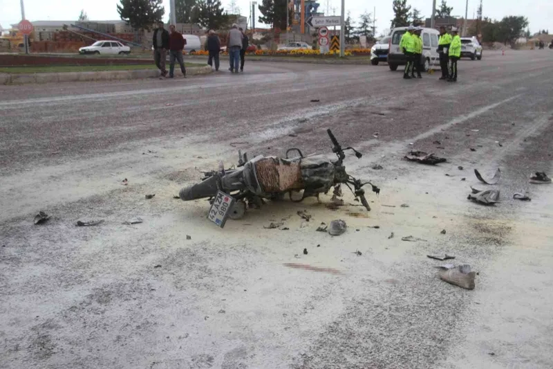 Kazada Yaralanan Motosiklet Sürücüsü Yaşamını Yitirdi