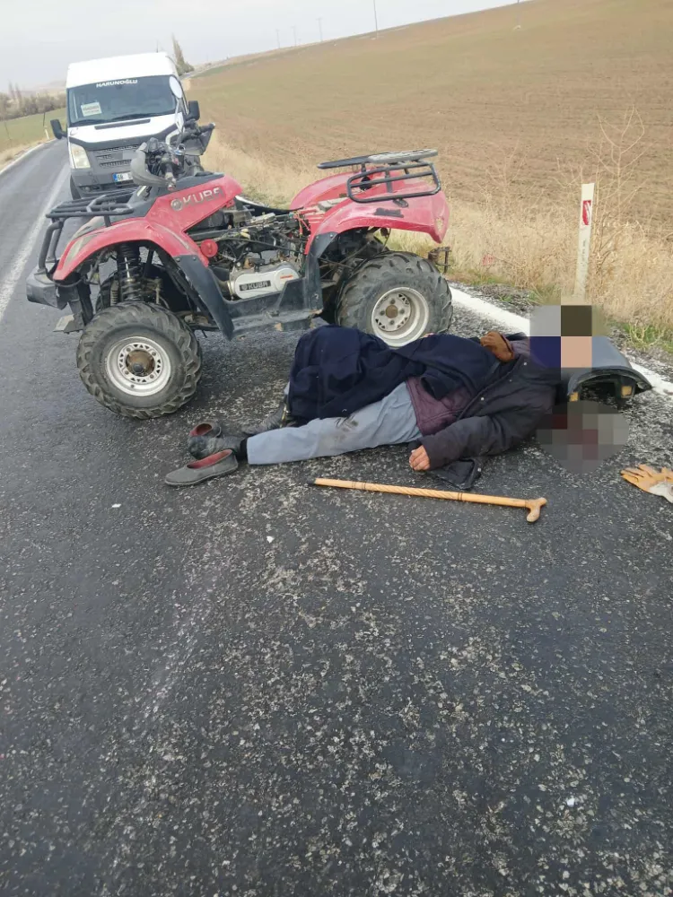 Aksaray’da 89 Yaşındaki Sürücünün Kullandığı ATV Takla Attı: Durumu Ağır