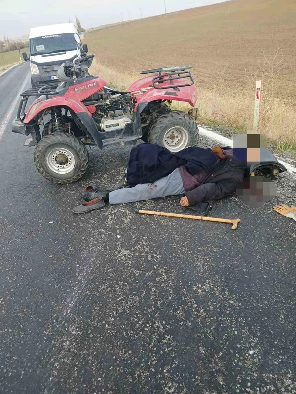 89 Yaşındaki ATV Sürücüsü Takla Atan Kazada Ağır Yaralandı