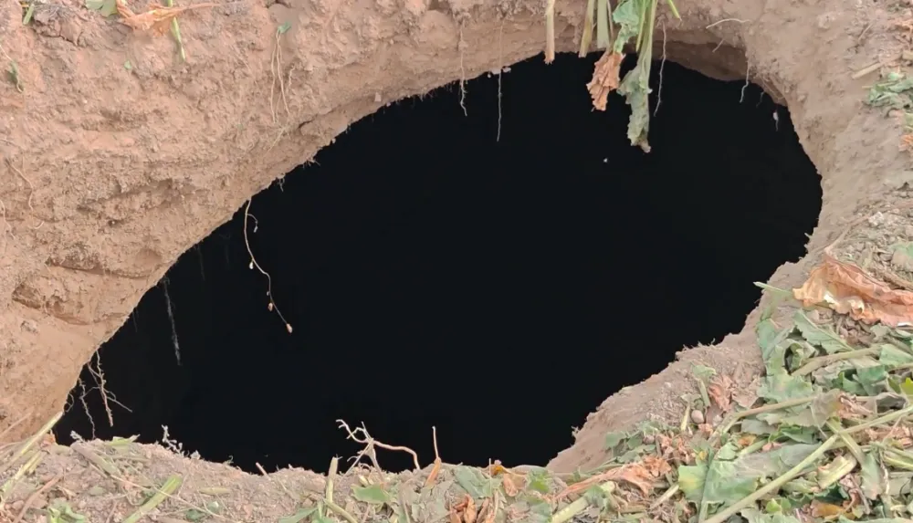 Aksaray’ın Sultanhanı İlçesinde Yeni Obruk Tedirginliği