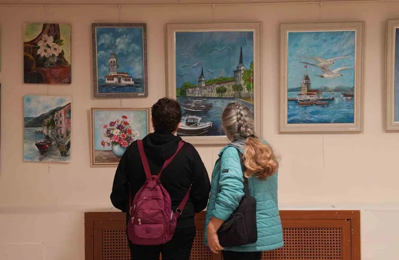 Atölye No 10 Karma Yağlı Boya Resim Sergisi Kartal