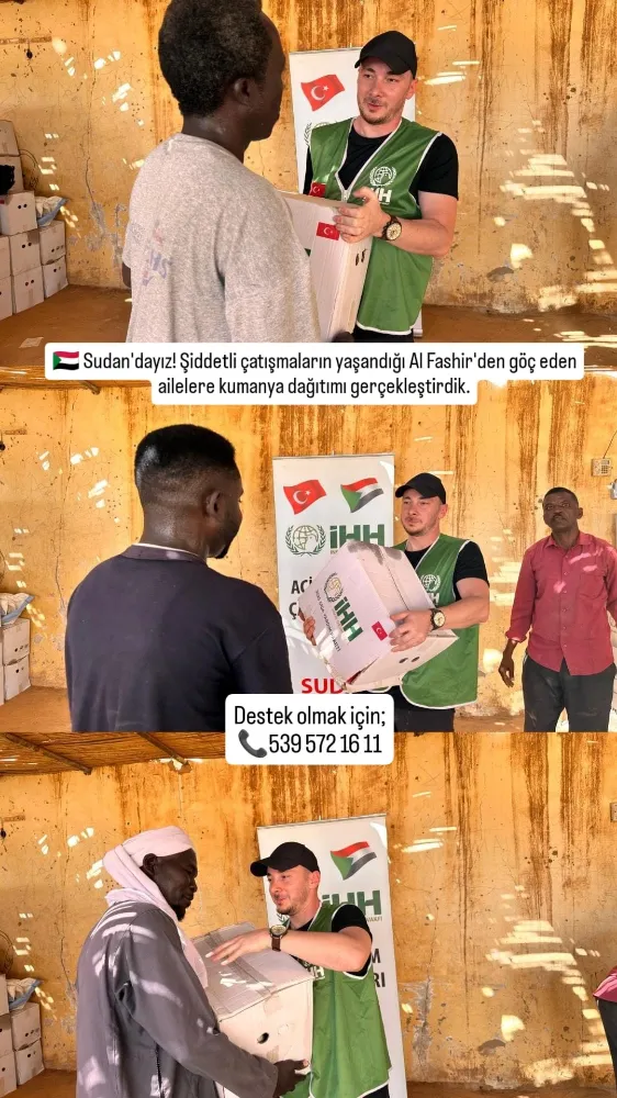 İHH Aksaray’dan Sudan’a Gönül Köprüsü: Al Fashirli Ailelere Kumanya Desteği