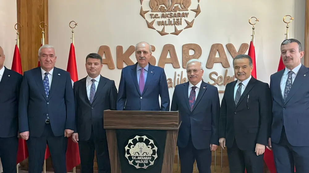 TBMM Başkanı Numan Kurtulmuş’tan Aksaray Valiliği’ne Ziyaret