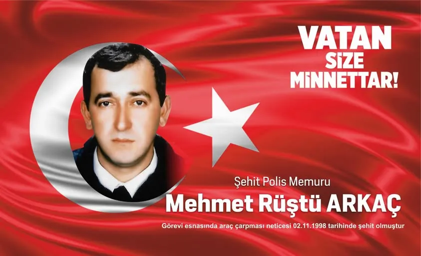 Şehit Mehmet Rüştü Arkaç, Şehadetinin 27. Yılında Dualarla Anıldı