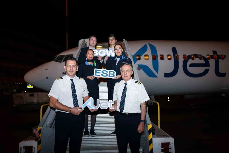 AJet Ankara-Bağdat Hattı Açıldı