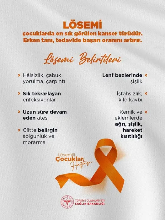 Aksaray İl Sağlık Müdürlüğü: Lösemiye Karşı Farkındalık Çağrısı