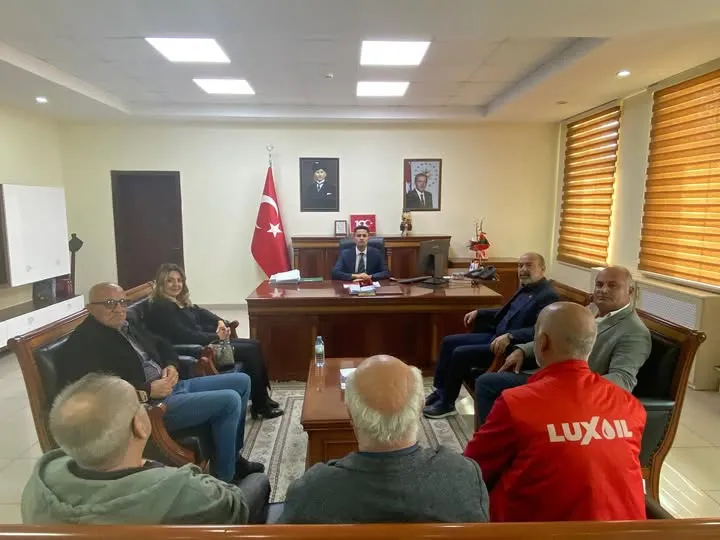 CHP Heyetinden Eskil Kaymakamı Taha Soydaş’a Nezaket Ziyareti