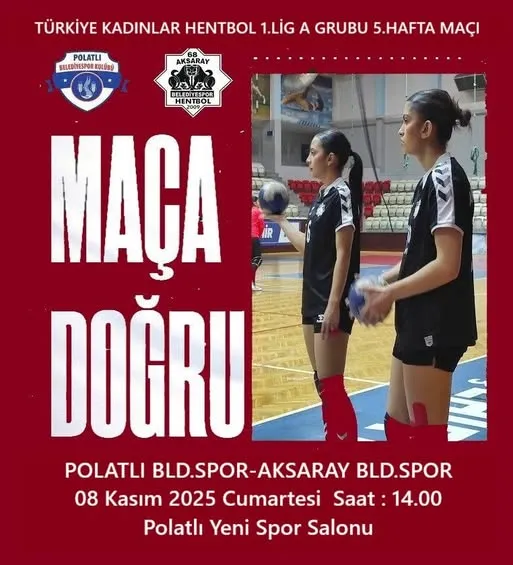 Aksaray Belediyespor Hentbol Takımı, Polatlı Deplasmanına Hazırlanıyor