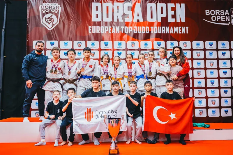 Ümraniye judoda Avrupa ikincisi