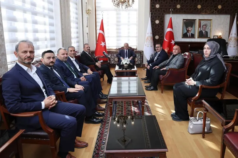 Aksaray Valisi Kumbuzoğlu, Milli İrade Platformu Heyetini Ağırladı