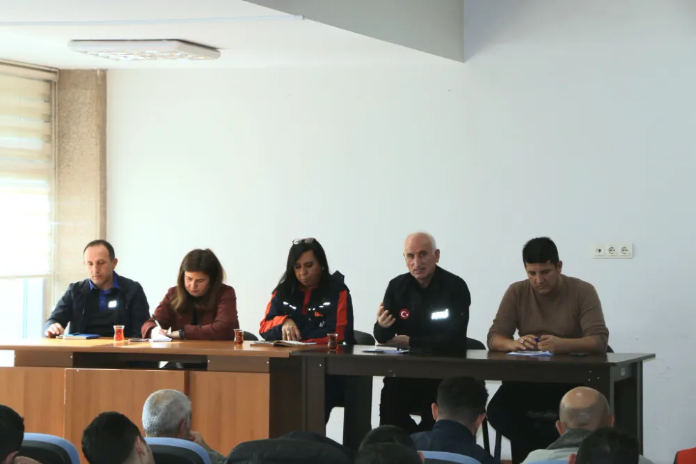 AFAD Aksaray’da Kurum İçi Değerlendirme Toplantısı Gerçekleştirildi
