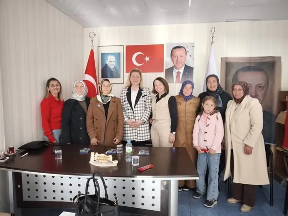 AK Parti Kadın Kolları’ndan Güzelyurt’ta Dayanışma Ziyareti