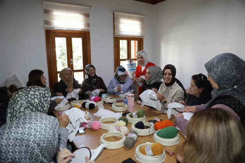 Çubuk’taki tarihi konak kadınların el emeğiyle yeniden hayat buldu