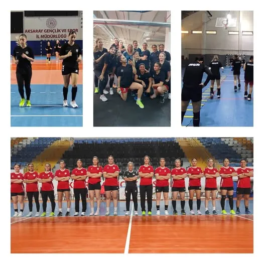 Aksaray Belediyespor Hentbol Takımı, Zirve Maçı Öncesi Hazırlıklarını Sürdürüyor