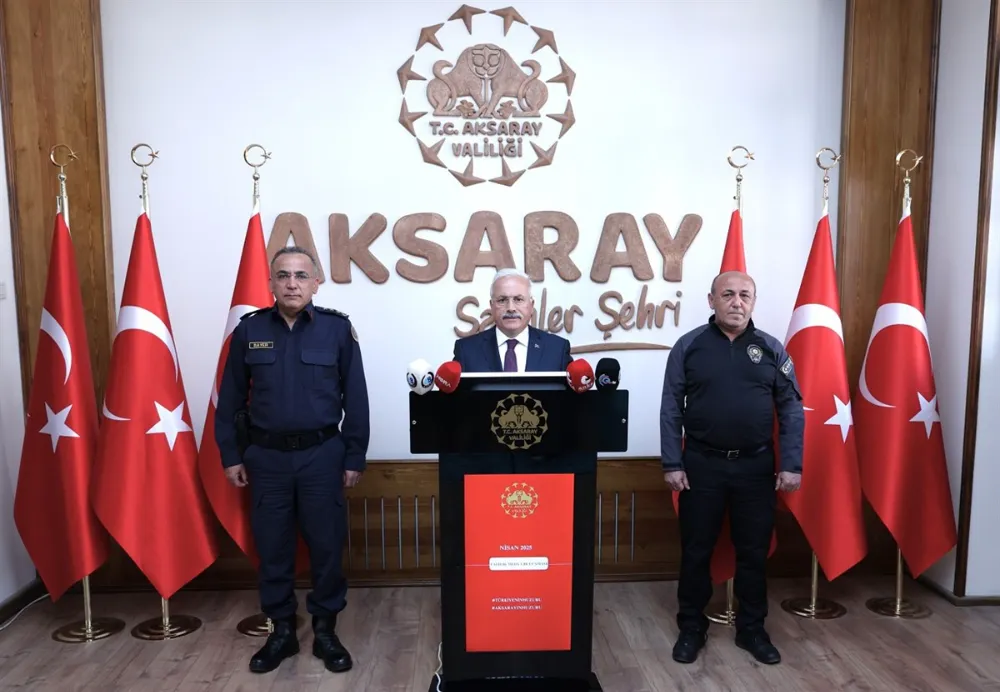 Aksaray Valiliği’nden Asayiş Raporu: Terör ve Suçla Mücadelede Kararlı Duruş