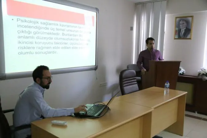 103’ÜNCÜ TOPLANTIDA PSİKOLOJİK SAĞLAMLIK ANLATILDI