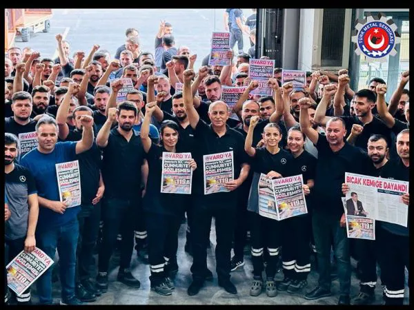 Türk Metal Sen Şube Başkanı Taşdemir, MESS Grup Toplu İş Sözleşmesi tasladığını açıkladı