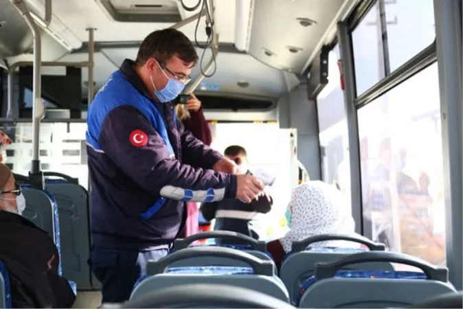 Toplu Taşıma Araçlarında Ateş Ölçümleri Yapıldı