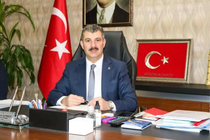 BAŞKAN ALTINSOY, CUMHURBAŞKANIMIZA DEMİR YOLUNU İLETTİ