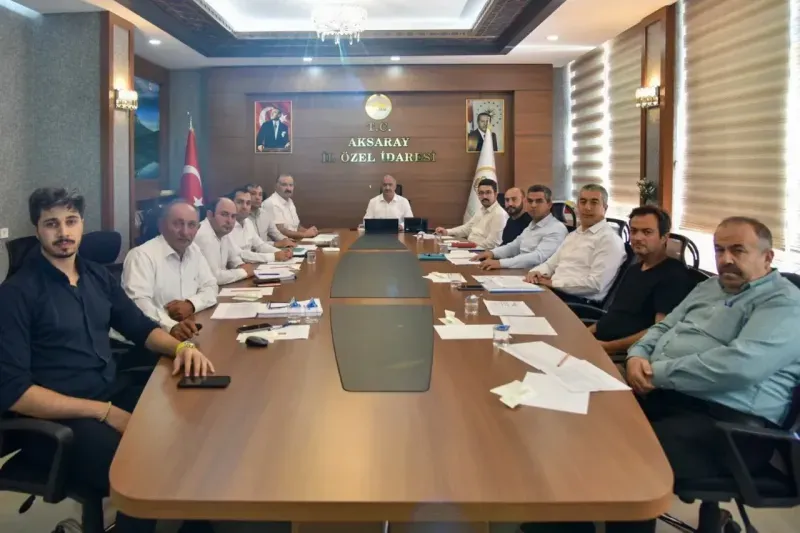 Aksaray İl Encümen Toplantısı Gerçekleştirildi