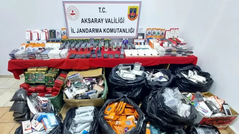 1.250 Bin TL Değerinde Kaçak Malzeme Ele Geçirildi