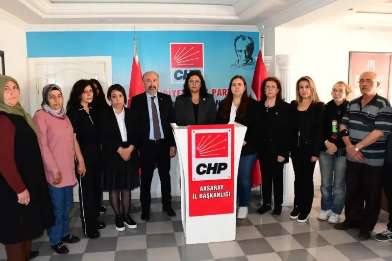 Cumhuriyet Halk Partisi Kadın Kolları Açıklama Metni