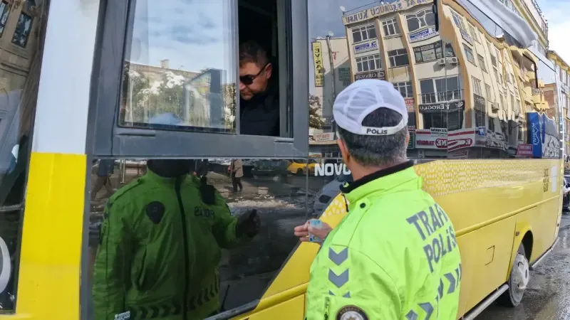 Toplu Taşıma Araçları Bir Bir Denetlendi