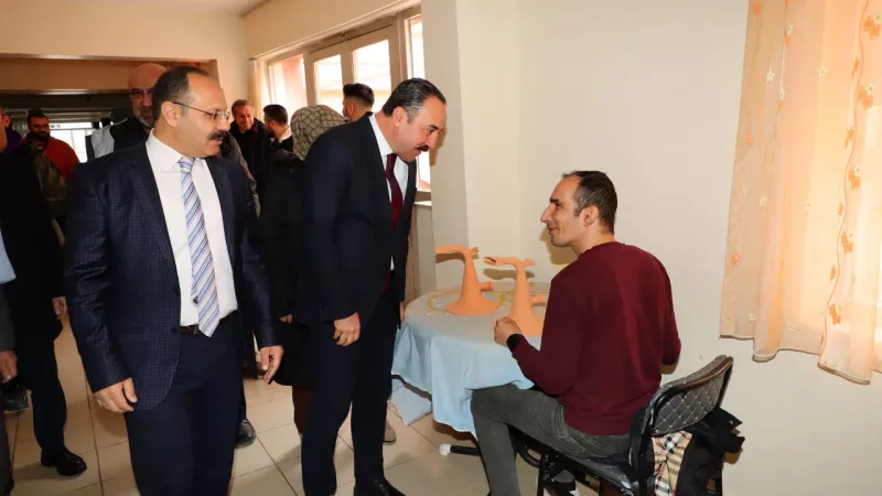 İl Müdürü Aslan Yıldız’dan Aksaray Bakım Rehabilitasyon ve Aile Danışma Merkezine Ziyaret