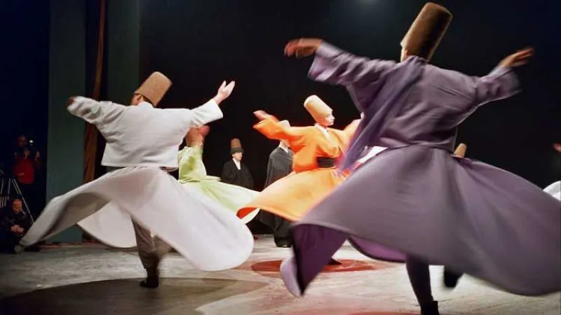 Semazenler Ulu Cami Önünde Manevi Bir Yolculuğa Çıkartacak