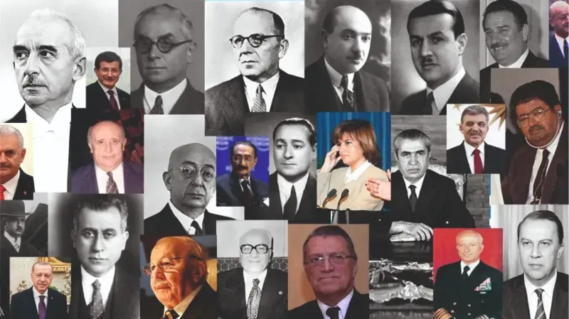 Cumhuriyetin İlanından Bugüne Türkiye Cumhuriyeti Başbakanları