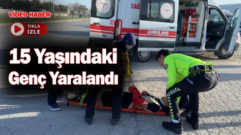 Motosikletini Mucura Kaptırdı, Düşerek Yaralandı