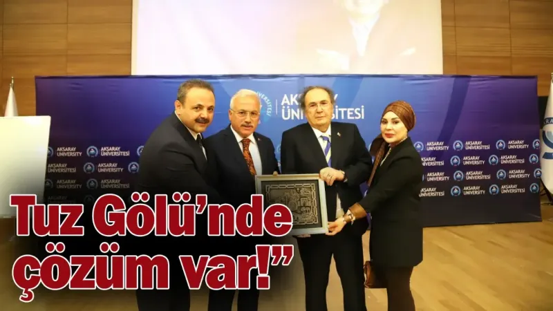 Saraçoğlu: Tuz Gölü Doğal Sağlık Turizminde Öncü Olmalı