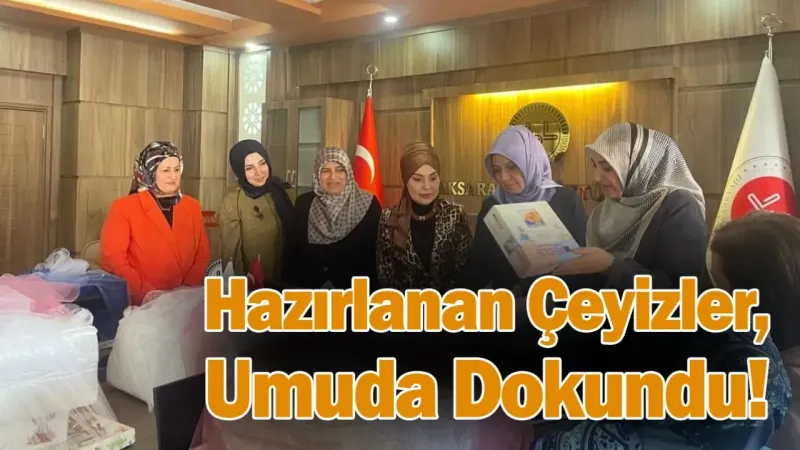 Gönül Elleri Çeyiz Bohçaları Hazırladı