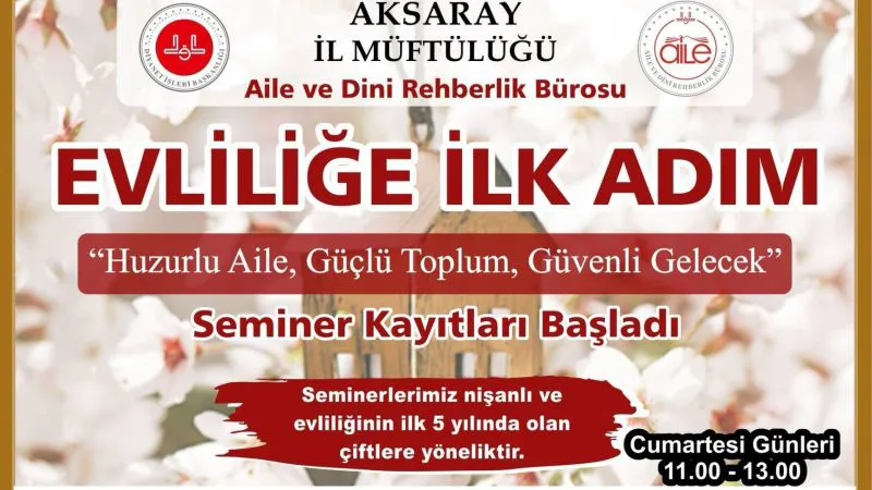 Aksaray’da “Evliliğe İlk Adım” Seminerlerine Yoğun İlgi