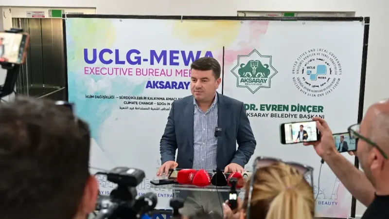 Başkan Dinçer’den UCLG MEWA Toplantısı Öncesi Medya Temsilcilerine Bilgilendirme