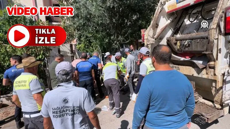 Çöp Yığınına Dönen 6 Katlı Bina Temizlendi