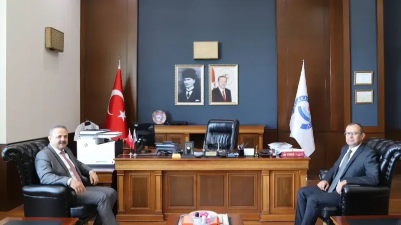 İdare Mahkemesi Başkanı Yakup Camgöz’den ASÜ Rektörü Arıbaş’a Veda Ziyareti