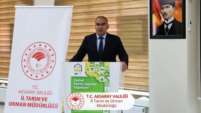 Aksaray’da 2025 Genel Tarım Sayımı İçin Eğitimler Başladı