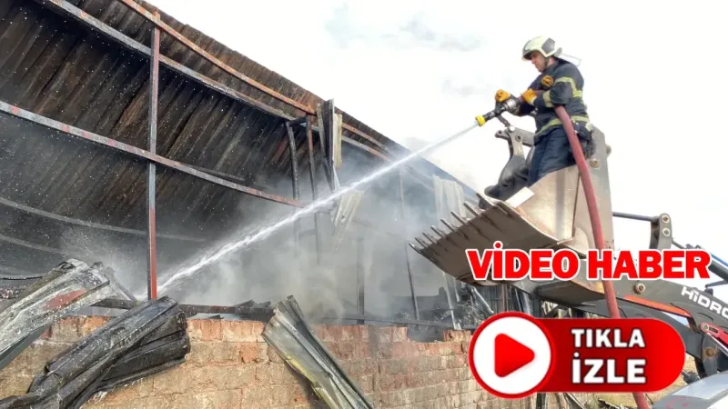 Aksaray’da Yapı Malzemeleri Deposunda Yangın: Milyonluk Zarar