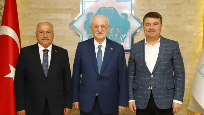 TBMM 27.Dönem Başkanı İsmail Kahraman’dan Aksaray Belediyesi’ne Ziyaret